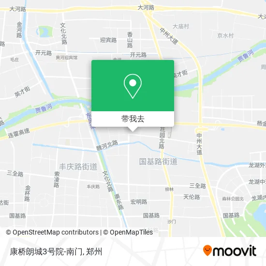 康桥朗城3号院-南门地图