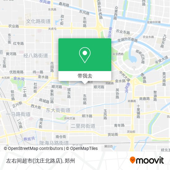 左右间超市(沈庄北路店)地图