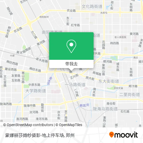 蒙娜丽莎婚纱摄影-地上停车场地图