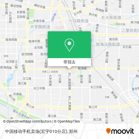 中国移动手机卖场(宏宇010分店)地图
