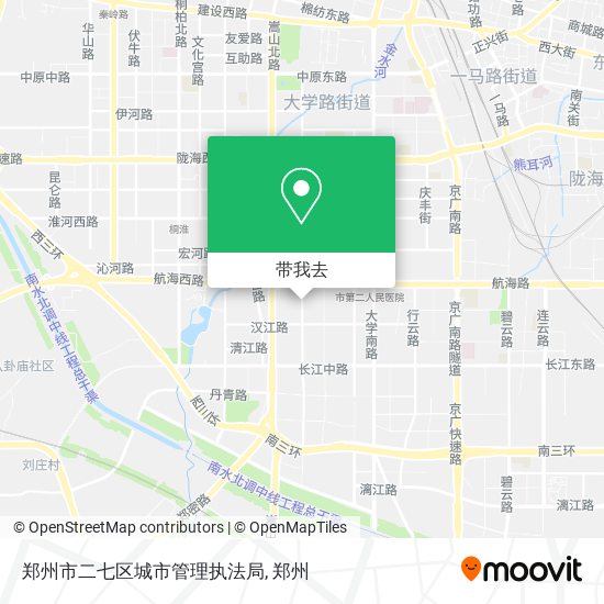 郑州市二七区城市管理执法局地图