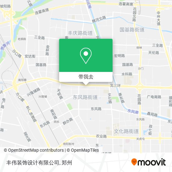 丰伟装饰设计有限公司地图