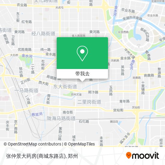 张仲景大药房(商城东路店)地图