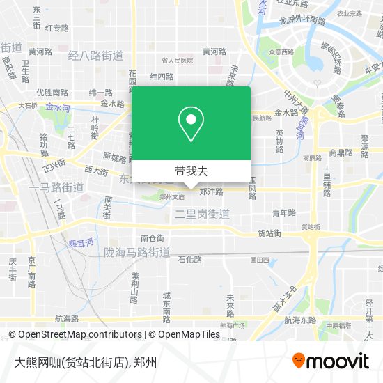 大熊网咖(货站北街店)地图