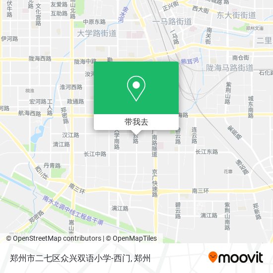 郑州市二七区众兴双语小学-西门地图