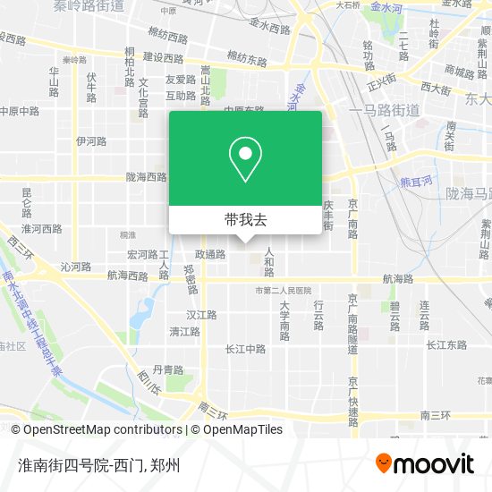 淮南街四号院-西门地图