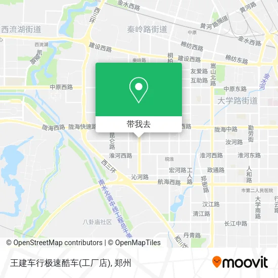 王建车行极速酷车(工厂店)地图