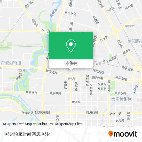 郑州怡馨时尚酒店地图