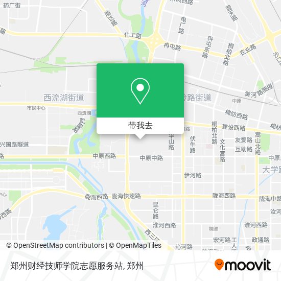 郑州财经技师学院志愿服务站地图