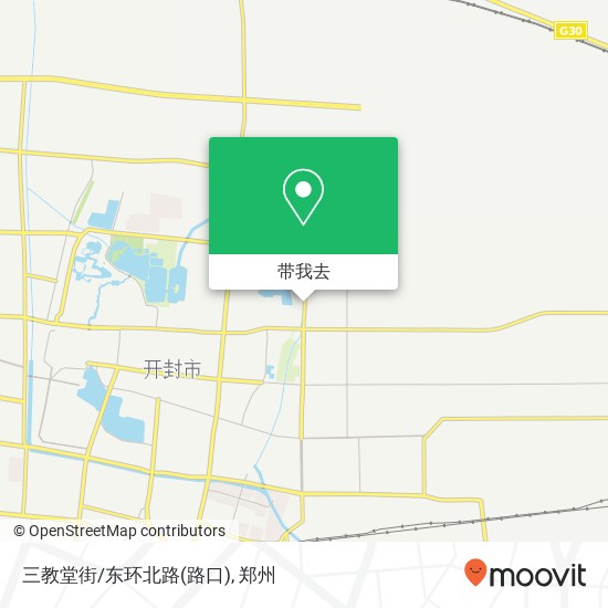 三教堂街/东环北路(路口)地图