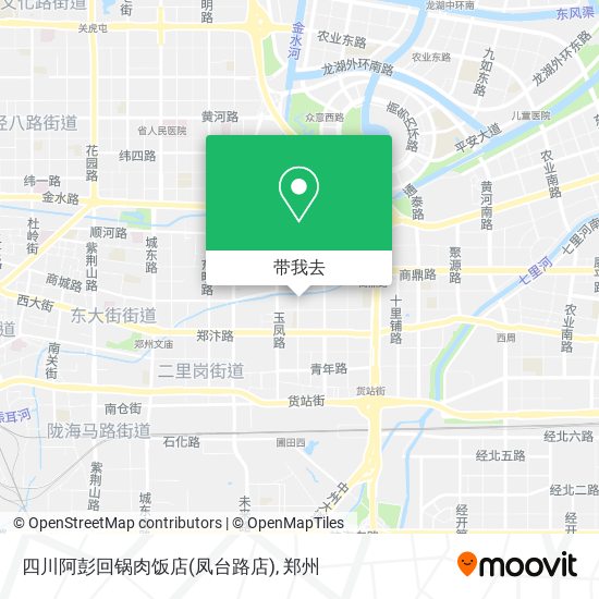 四川阿彭回锅肉饭店(凤台路店)地图