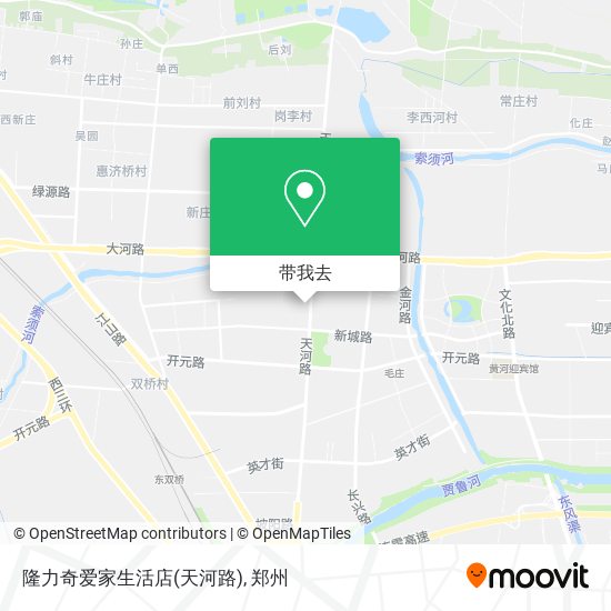 隆力奇爱家生活店(天河路)地图