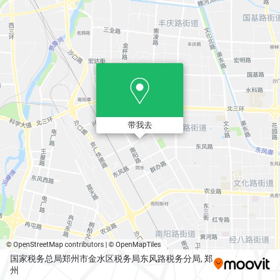 国家税务总局郑州市金水区税务局东风路税务分局地图