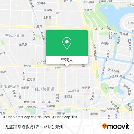 龙盛跆拳道教育(农业路店)地图