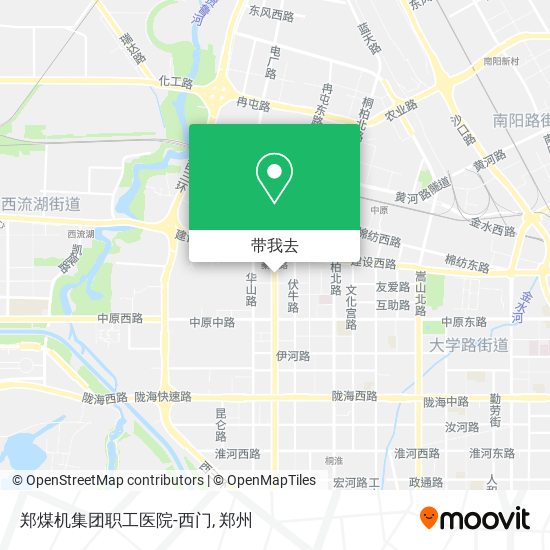 郑煤机集团职工医院-西门地图