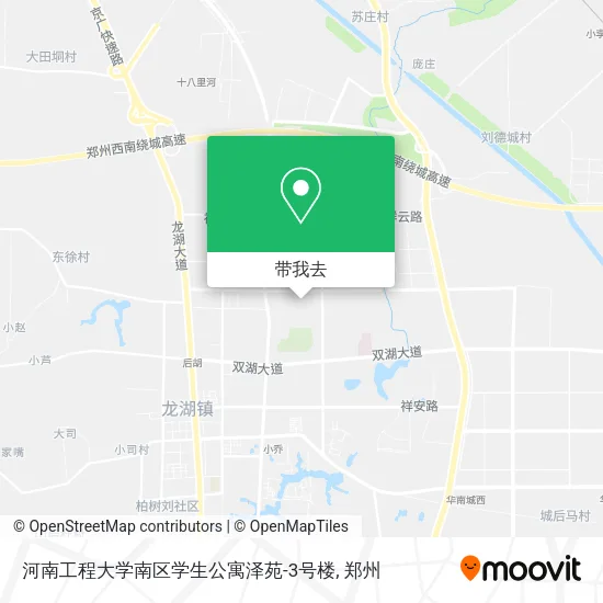 河南工程大学南区学生公寓泽苑-3号楼地图