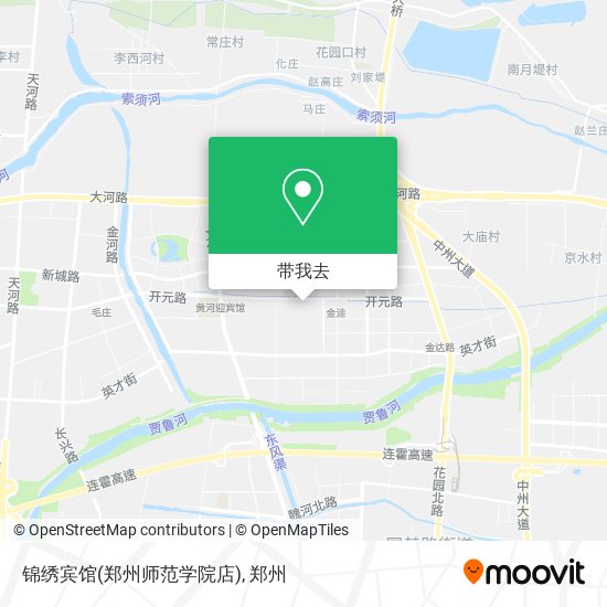 锦绣宾馆(郑州师范学院店)地图