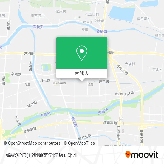 锦绣宾馆(郑州师范学院店)地图