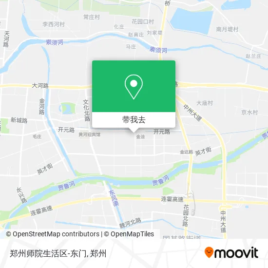 郑州师院生活区-东门地图
