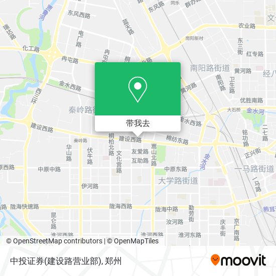 中投证券(建设路营业部)地图