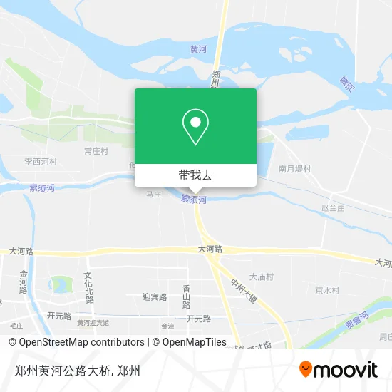 郑州黄河公路大桥地图