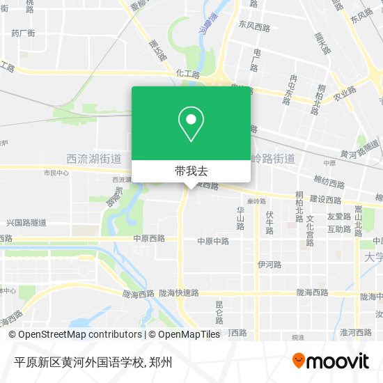 平原新区黄河外国语学校地图