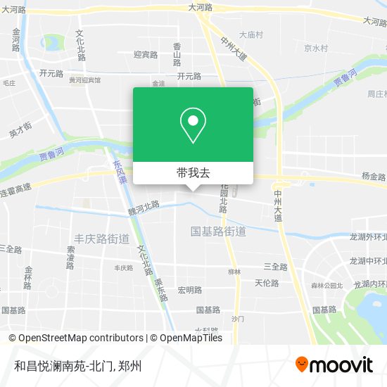 和昌悦澜南苑-北门地图