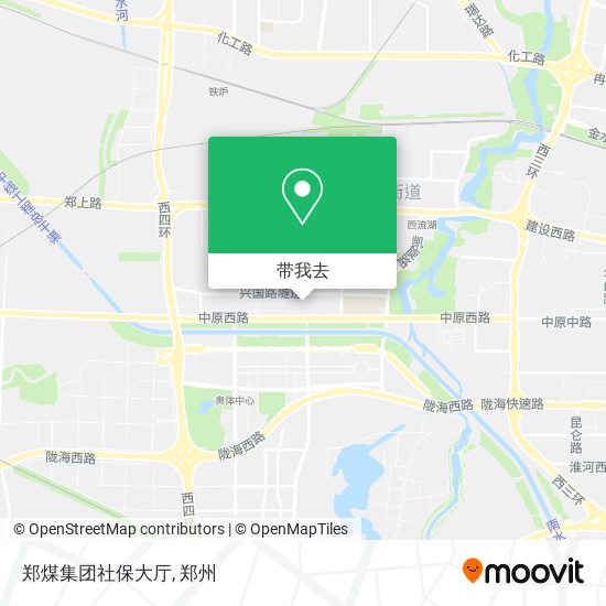 郑煤集团社保大厅地图