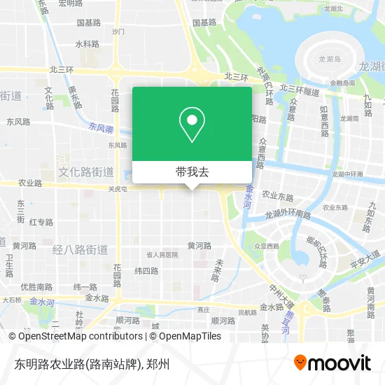东明路农业路(路南站牌)地图