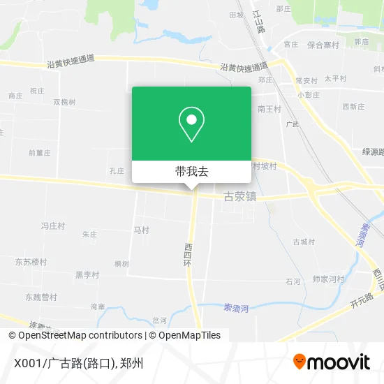 X001/广古路(路口)地图