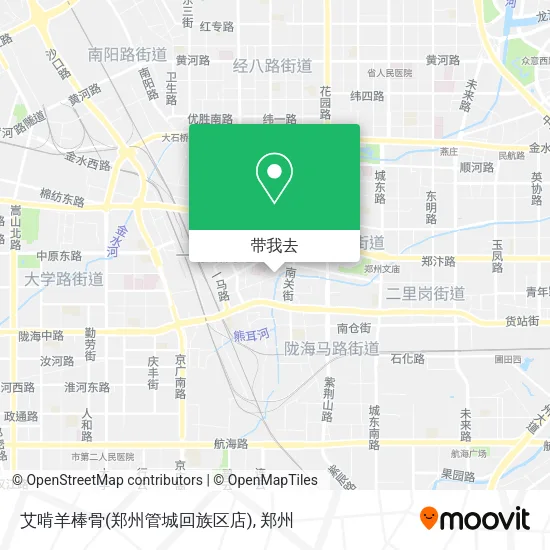 艾啃羊棒骨(郑州管城回族区店)地图