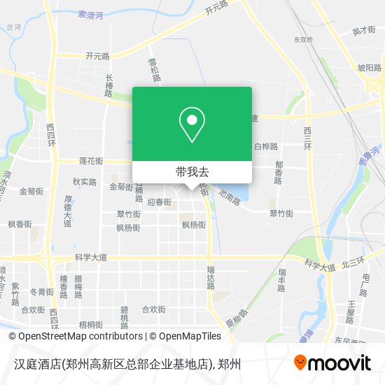 汉庭酒店(郑州高新区总部企业基地店)地图