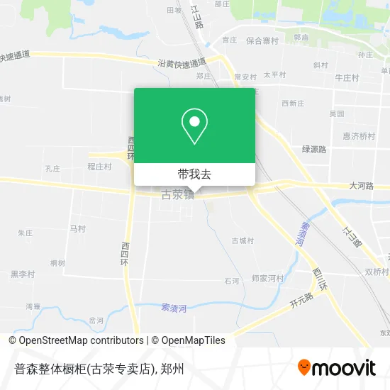 普森整体橱柜(古荥专卖店)地图