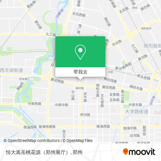 恒大嵩岳桃花源（郑州展厅）地图