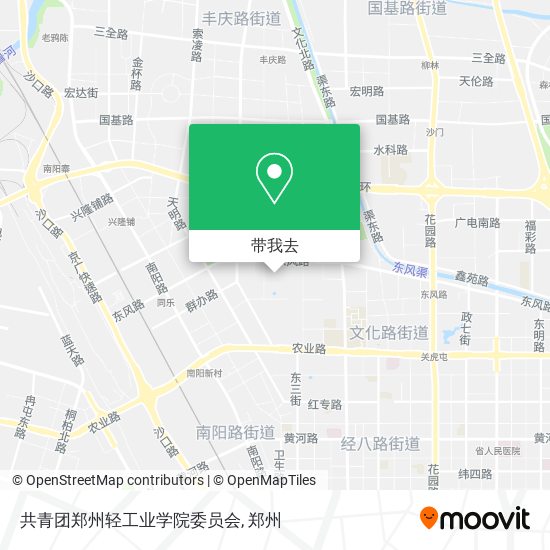 共青团郑州轻工业学院委员会地图
