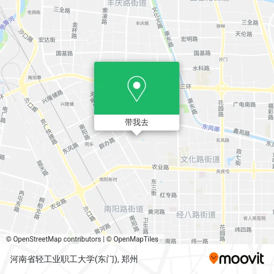 河南省轻工业职工大学(东门)地图