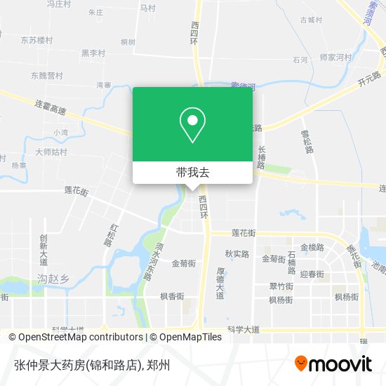 张仲景大药房(锦和路店)地图