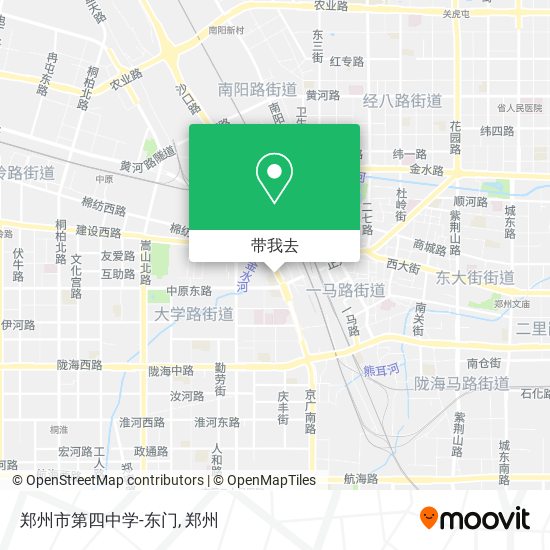 郑州市第四中学-东门地图