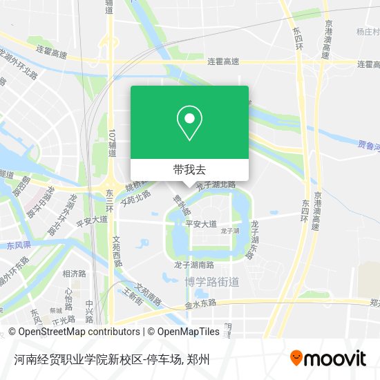 河南经贸职业学院新校区-停车场地图