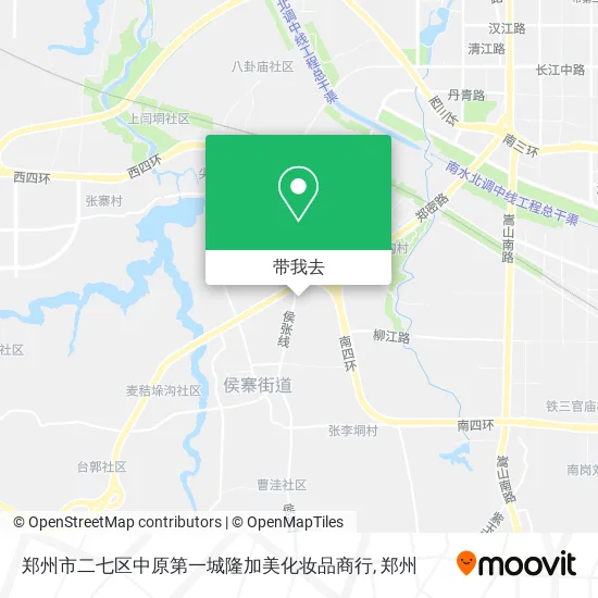 郑州市二七区中原第一城隆加美化妆品商行地图