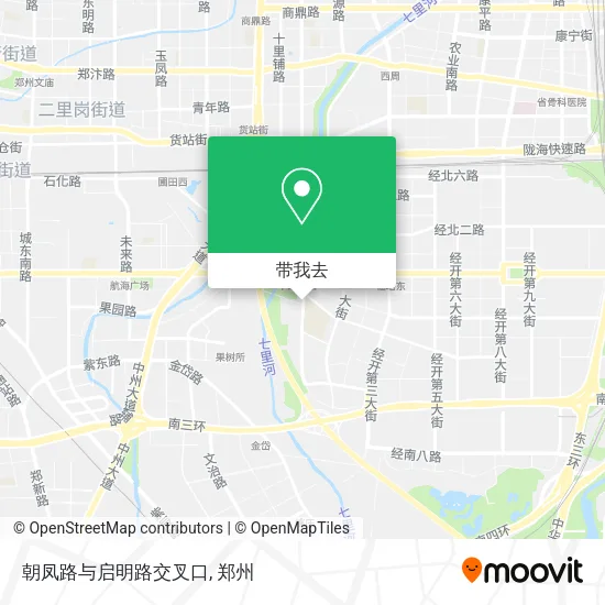 朝凤路与启明路交叉口地图