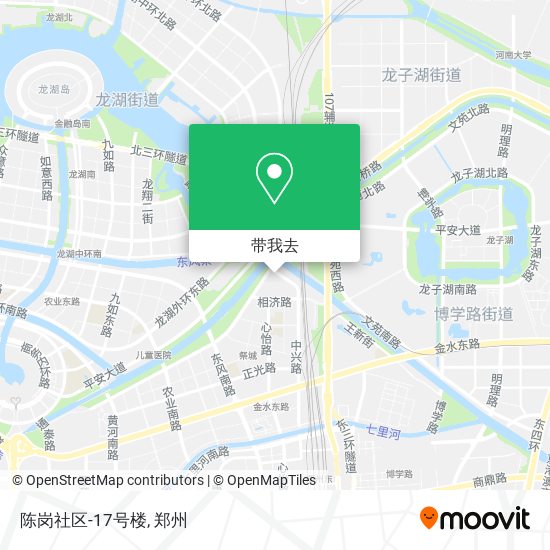 陈岗社区-17号楼地图