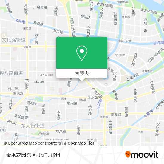 金水花园东区-北门地图