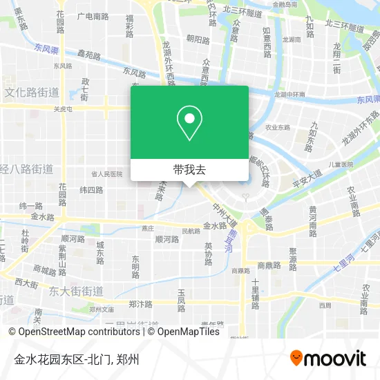 金水花园东区-北门地图