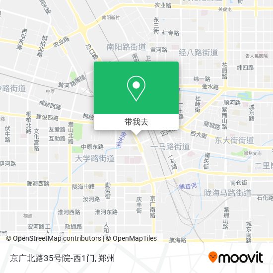 京广北路35号院-西1门地图