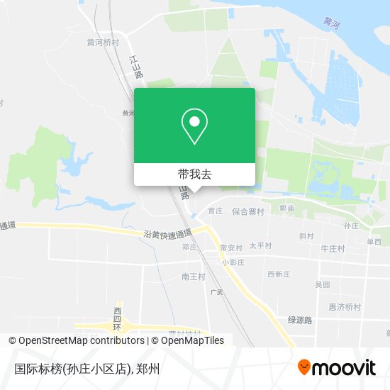 国际标榜(孙庄小区店)地图