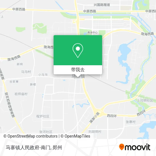 马寨镇人民政府-南门地图