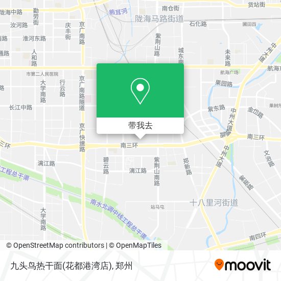 九头鸟热干面(花都港湾店)地图