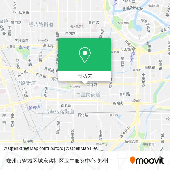 郑州市管城区城东路社区卫生服务中心地图