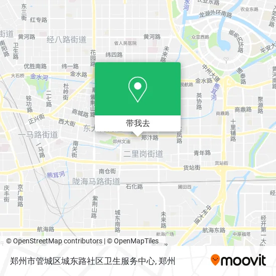 郑州市管城区城东路社区卫生服务中心地图